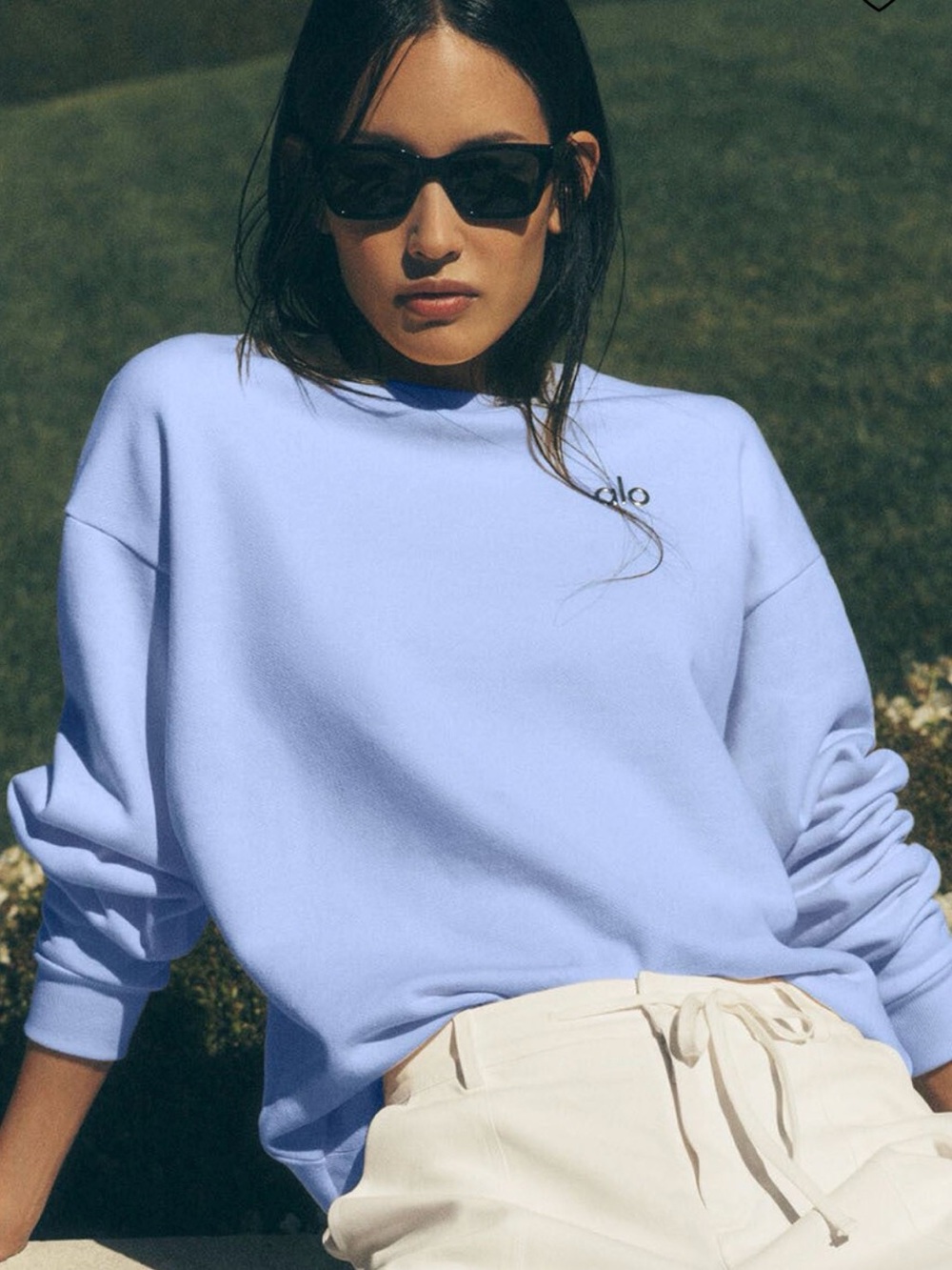 ALO Accolade Crew Neck Pullover - Light
Provence Blue